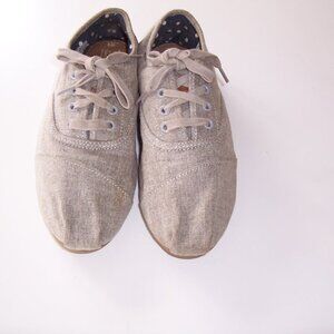 Tom's Natural Colored Linen Oxford ( tie) very little wear